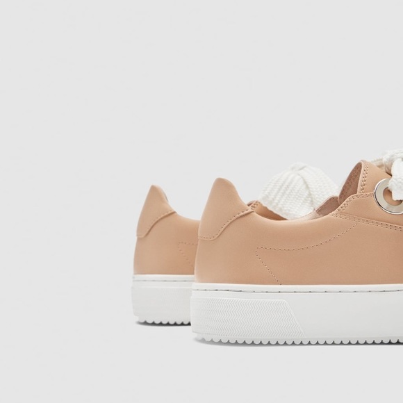 LAST ONE - NWT Zara Sneakers with Grommets - Picture 6 of 8